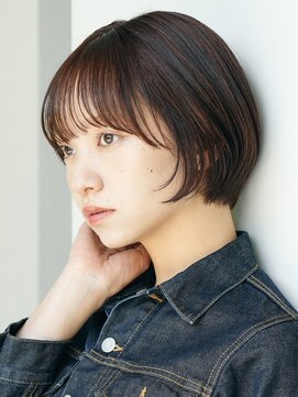 ソワネ 表参道(soigne) 表参道白髪ぼかしウルフショートボブベージュアッシュグレージュ
