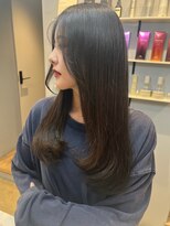 ベルベットヘア 千早店(Velvet hair)&nbsp;色っぽレイヤー×ダークアッシュカラー【みつ】