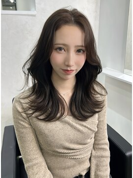 ミヨン 京都烏丸店(miyon) 【miyon】韓国レイヤーカット×暗髪カラー×髪質改善