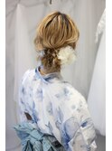 浴衣ヘアアレンジ(*´ω`*)