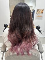 テーラヘアー 石岡店(TELA HAIR)&nbsp;ピンクグラデーション