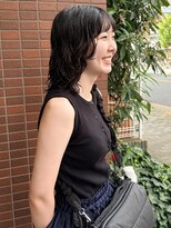 ヒントステーション(HINTSTATION)&nbsp;〈浅草美容室〉ミディアムレイヤーパーマ