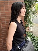 〈浅草美容室〉ミディアムレイヤーパーマ