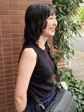 ヒントステーション(HINTSTATION) 〈浅草美容室〉ミディアムレイヤーパーマ