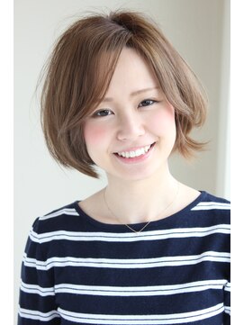 リッシュ(Hair&Eyelash Riche) カジュアルショートボブ/ひし形シルエット/くびれヘア/ミニボブ