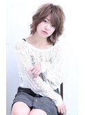 ふんわり外巻きカールでオトナボブ
