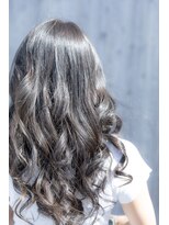 ヘアーメイク ダンス(hair make DANCE)&nbsp;【外国人風カラー】バレイアージュ＋グレー系カラー