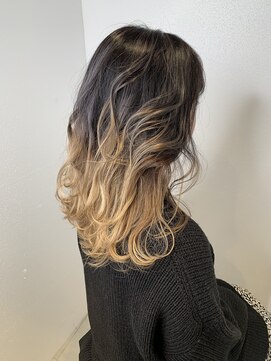 リー 京橋(Lee) 【Lee京橋】ブロンドグラデーション×ハイライト