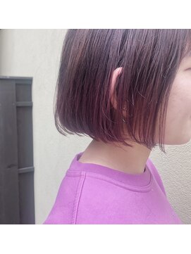 マウロア(MAULOA) "重軽MIXボブ 春色ピンクカラー"ayumi