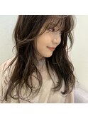 セミディー透け感抜群マロングレージュカラー　