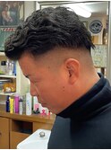 ツイストパーマ ツーブロック