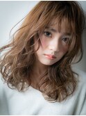 ミルクティーアッシュくせ毛風こなれヘア201v川口10代20代30代