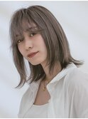 ハイトーン系ディルグレージュカラー