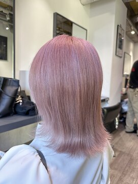 ルイス(L'wis) 韓国風ハイトーンピンク♪朝長