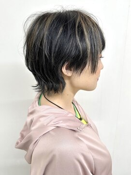 フォーク FOLK 【FOLK】ハイライトたっぷり☆似合わせ外ハネレイヤーウルフ♪