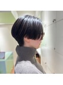 ラインショートボブ