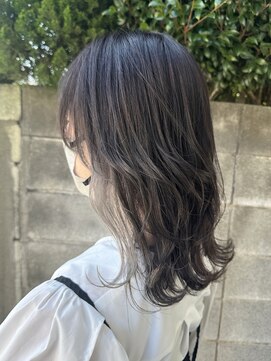 シエル(Ciel) イヤリングカラー★グレーパール