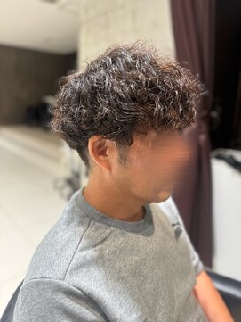 アヴァンスクロス あべのルシアス店(AVANCE. CROSS) ツイストスパイラルパーマ×メンズマッシュ