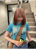 ブリーチダブルカラー/顔周りレイヤー