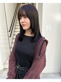 CAF松本/レイヤーカット/バイオレットカラー/大阪/心斎橋