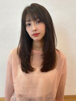 大人かわいいワンカールミディアムボブ10代20代30代40代