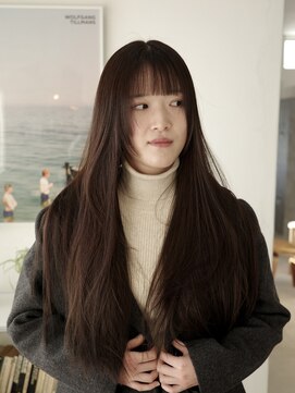 ニュイ(NUIT) レイヤーカット髪質改善トリートメントハイライトグレージュ