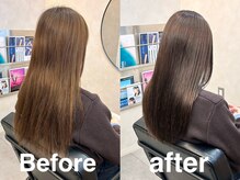 マイルームギンザ 銀座店(my room GINZA)の雰囲気（髪質改善Before＆after/豊富なトリートメント[銀座/髪質改善］）