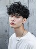 メンズカット＋波巻きパーマ ￥14,200→￥13,000 《博多/メンズパーマ/眉毛》