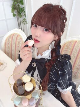 リルミー(Lilme) 石田萌依ちゃん*編み込みおさげヘア*まゆ