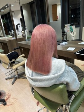 アウラ(AURA) ピンクカラーダブルカラーケアブリーチ