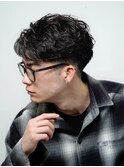 【alpha 新宿】スパイラルパーマ×アップバング［新宿メンズ］