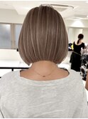 ハイライトバレイヤージュダブルカラーショートカット