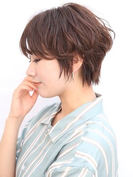 フラット 中山店(flat) シースルーバングとマッシュ[中山駅]