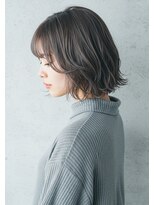 インスヘアー 京都四条大宮店(INCE HAIR)&nbsp;デジパ外ハネボブ×グレージュ