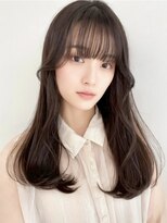 アース 豊橋店(HAIR&MAKE EARTH) アッシュベージュツヤ感ストレート