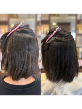 20代髪質改善ストレート/広島/西区/横川/縮毛矯正/