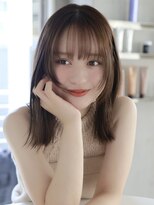 タス(tas) 小顔見せ◎シースルーバング×レイヤーミディ