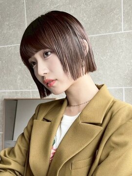 サンドパールス 仙台店(sand PALCE) 髪質改善/大人ガーリー/似合わせカット/ショートボブ前髪/仙台