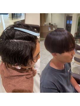 アッシュ 下丸子店(Ash) メンズ縮毛矯正