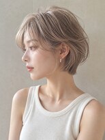 ヌーヌー 鶴ケ峰(nuu nuu)&nbsp;大人気の大人可愛い耳掛けショートボブ