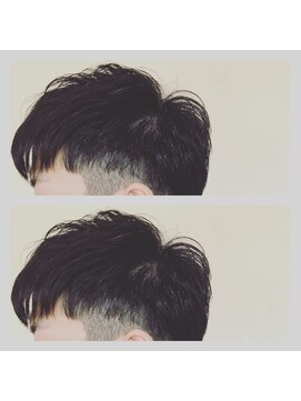 フィグルヘアーデザイン(figle hair design) 無骨な2ブロック