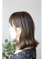 リラ ヘア サロン(rela hair salon)&nbsp;シングルカラーでつくるインナーセクションカラー