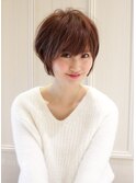 【３０代・４０代・５０代】トップふんわり耳かけ小顔ショート