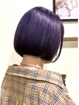 テイラー(Taylor)&nbsp;［Taylor］☆大宮　ブルーバイオレット×内巻きミニボブ