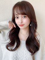 アフロート ディル(AFLOAT D'L)&nbsp;ヨシンモリ/シースルーバング/韓国ヘア/透明感カラー/セミロング