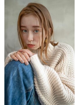 オースティン 流山おおたかの森(AUSTIN) 大人かわいい前髪セシルカットココアブラウンフリンジウェーブ