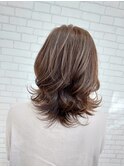 ☆大人女性美髪ミディアムウルフレイヤー☆