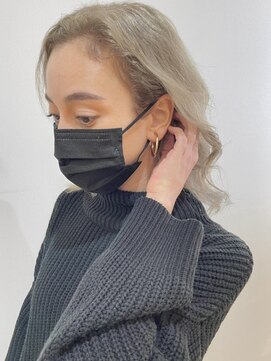 ヘアーメイクオズ(hair make O/S) #ケアブリーチ#ミルクティーベージュ