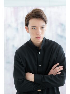 ミック ヘアアンドメイク アップ 駒込店(miq Hair&Make up) ビジネスでも◎イケメンサイドパート七三アップバングc1