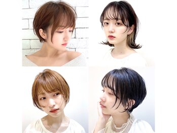 ミウミウヘア(miu miu hair)の写真/骨格に合わせた似合わせカットで小顔見せ効果◎トレンドを取り入れた抜け感のあるショートでお洒落に変身♪